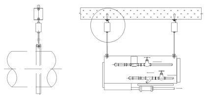 DH型吊式弹簧减震器结构图